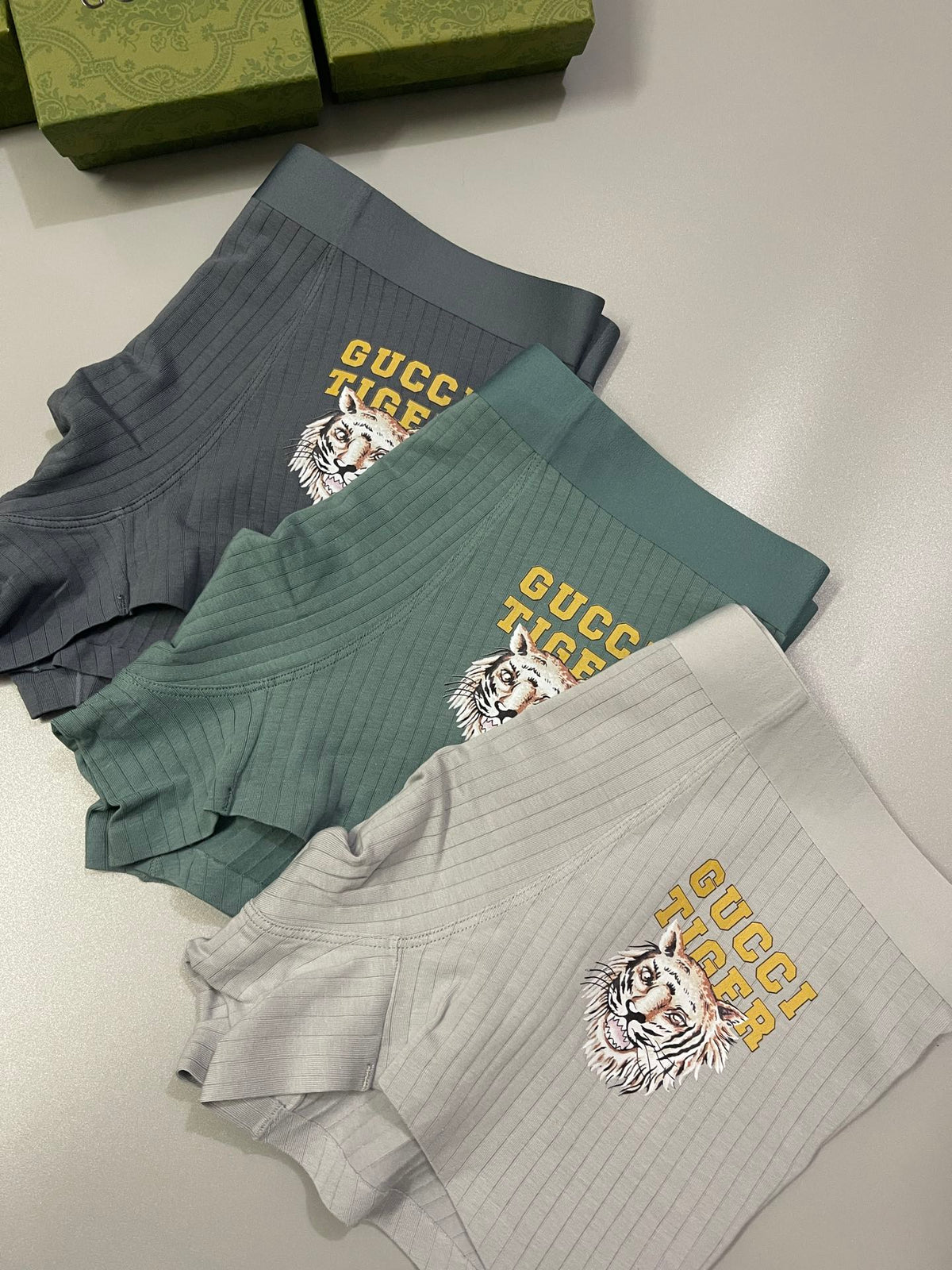 Gucci Cotton Men's Boxer Briefs - 3-Piece Box