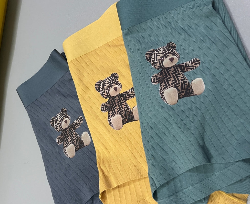 Fendi Cotton Men's Boxer Briefs - 3-Piece Box