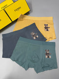 Fendi Cotton Men's Boxer Briefs - 3-Piece Box
