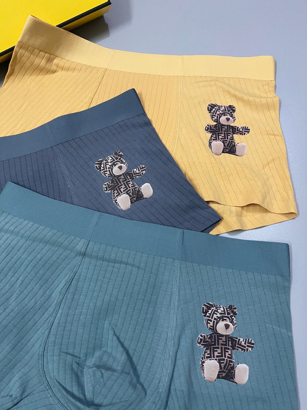 Fendi Cotton Men's Boxer Briefs - 3-Piece Box