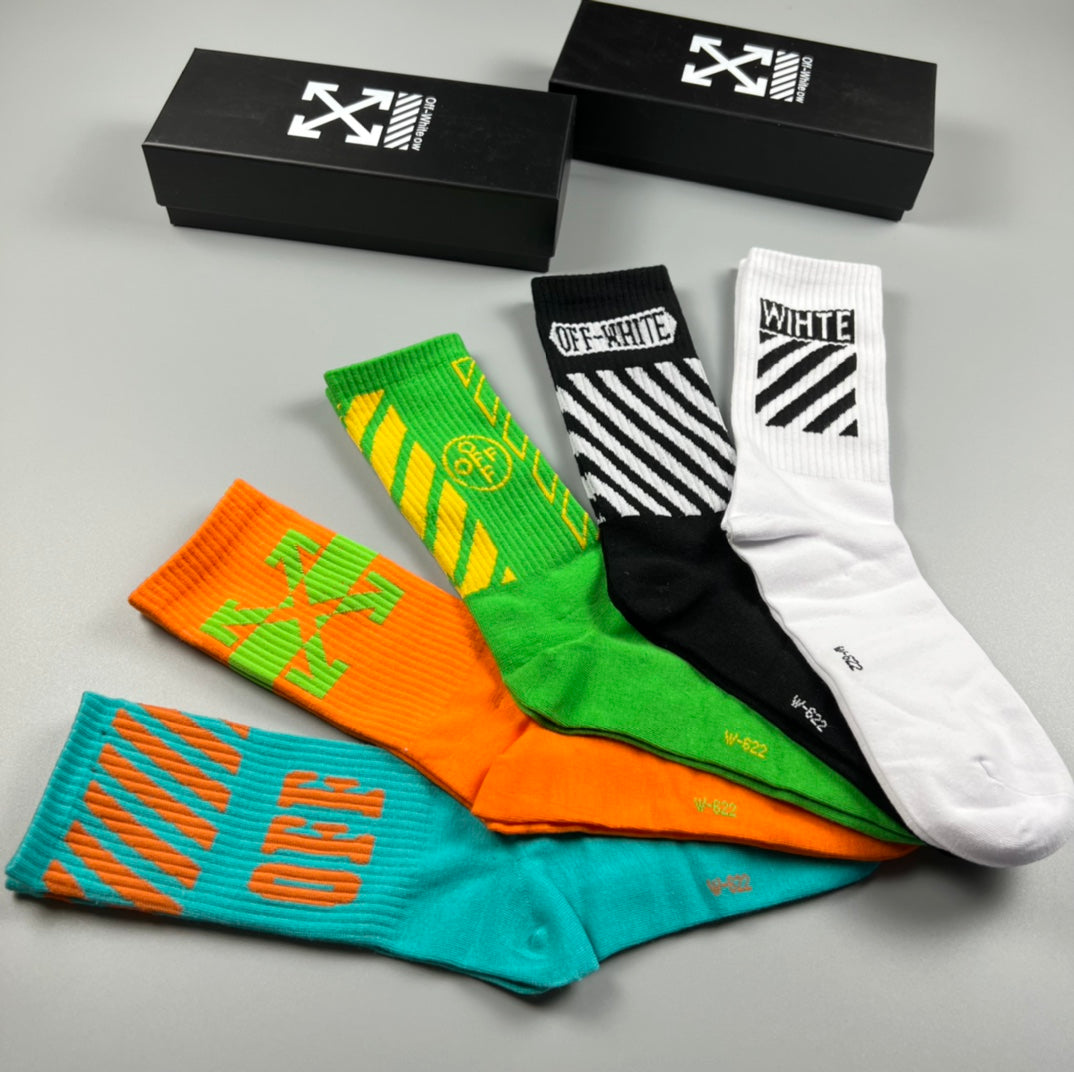 Cotton Crew Socks - 5-Pair Pack