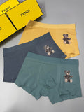 Fendi Cotton Men's Boxer Briefs - 3-Piece Box