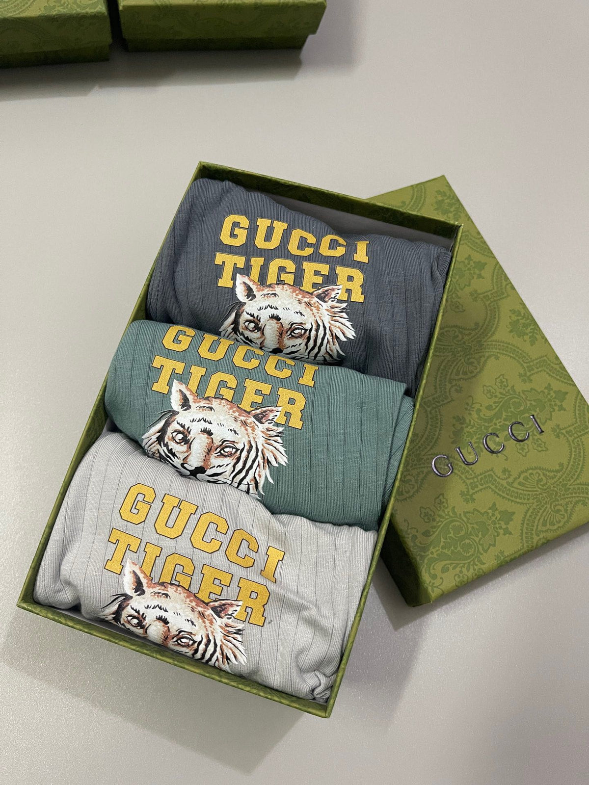 Gucci Cotton Men's Boxer Briefs - 3-Piece Box