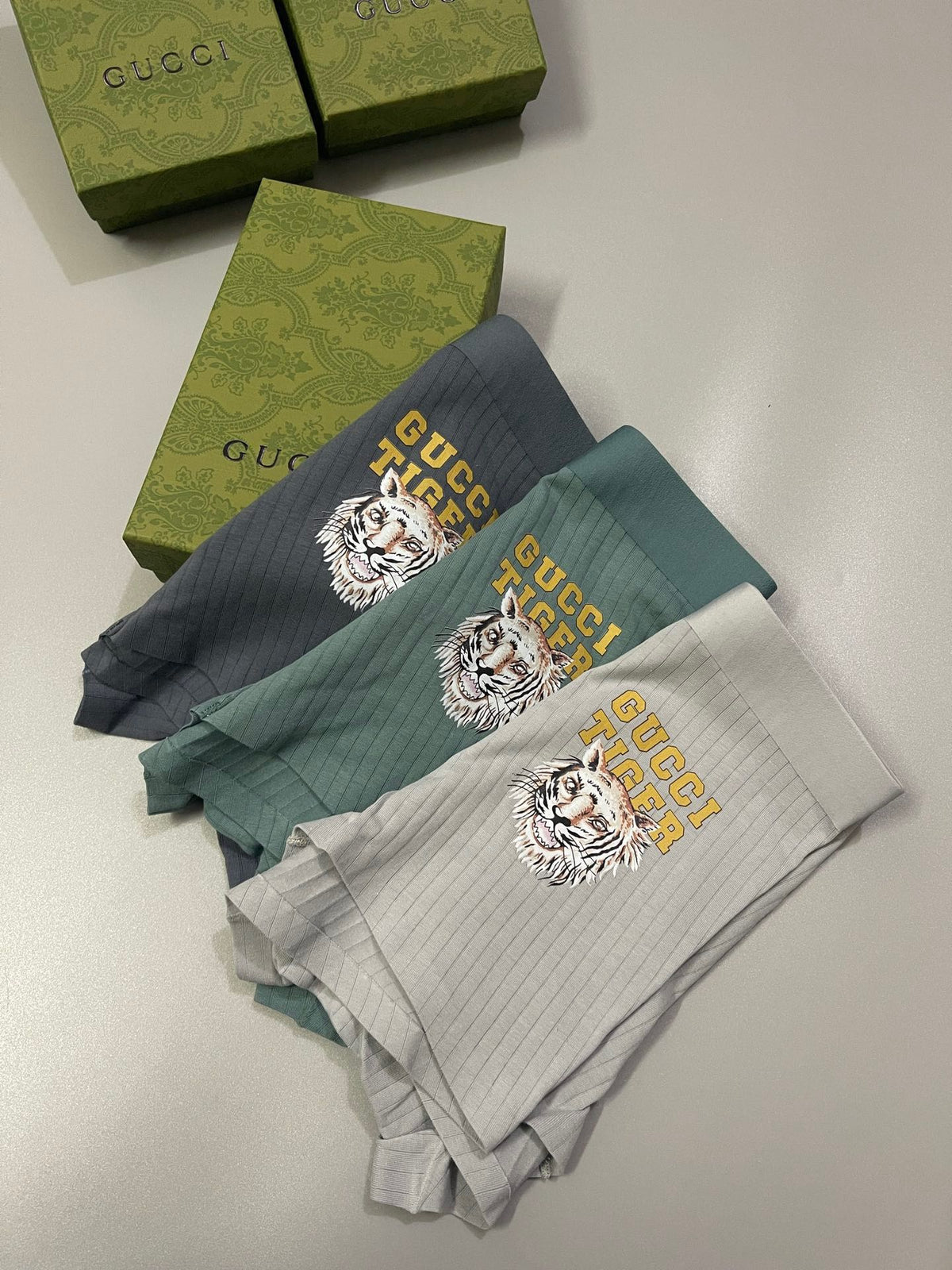Gucci Cotton Men's Boxer Briefs - 3-Piece Box