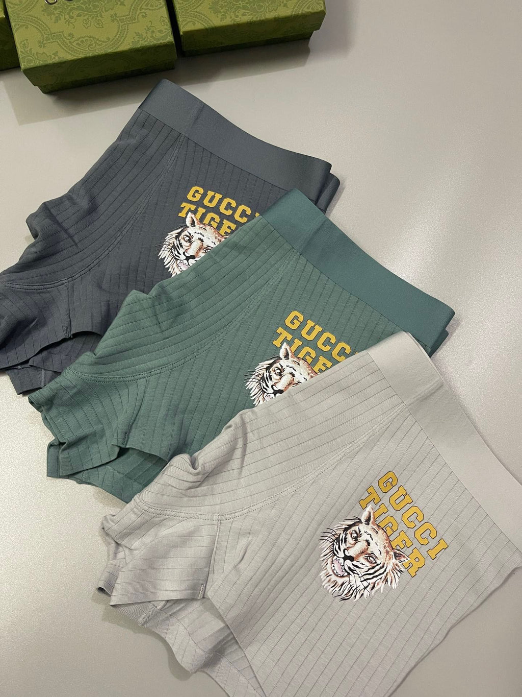 Gucci Cotton Men's Boxer Briefs - 3-Piece Box