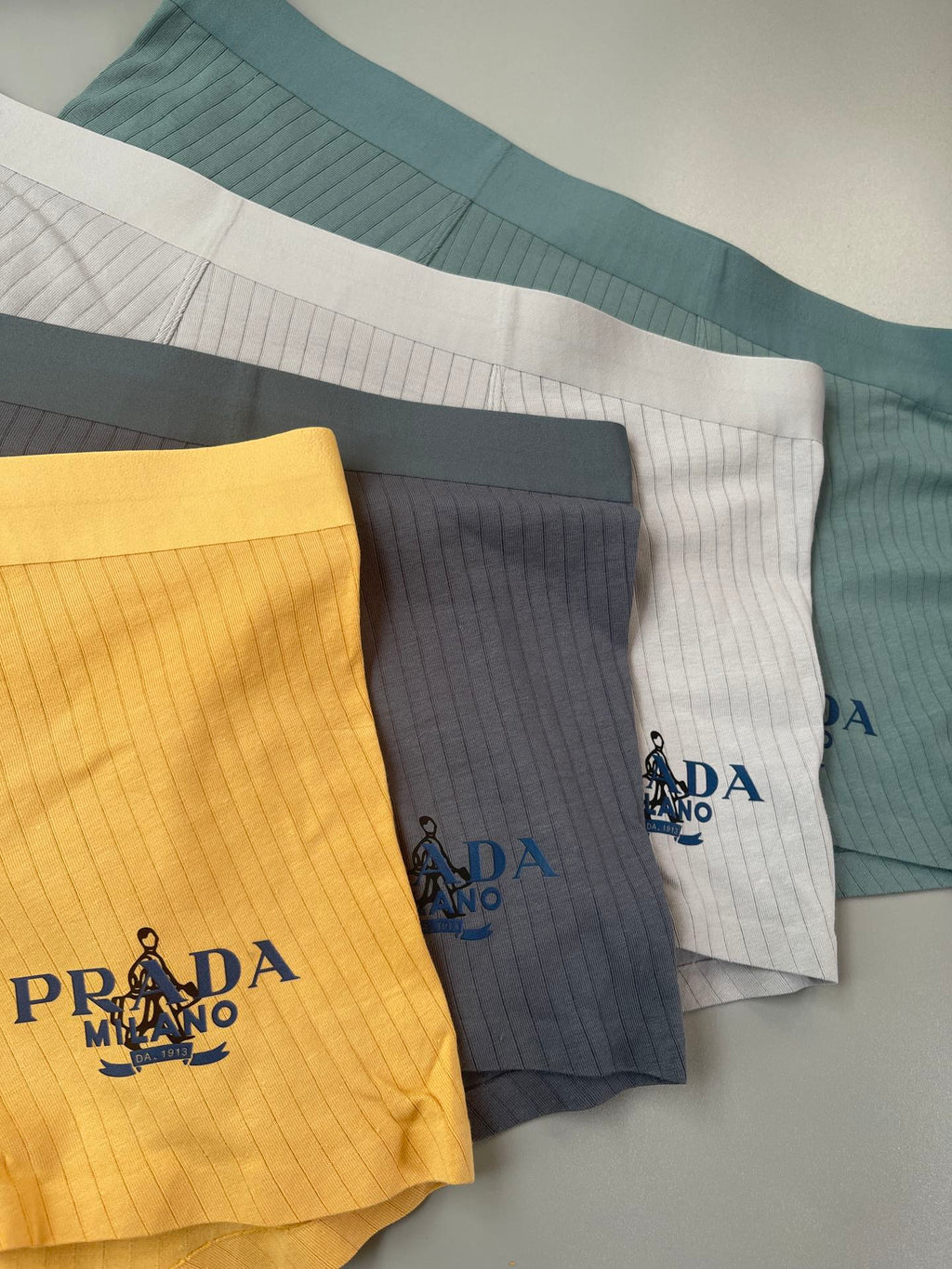 Prada Cotton Men's Boxer Briefs - 3-Piece Box