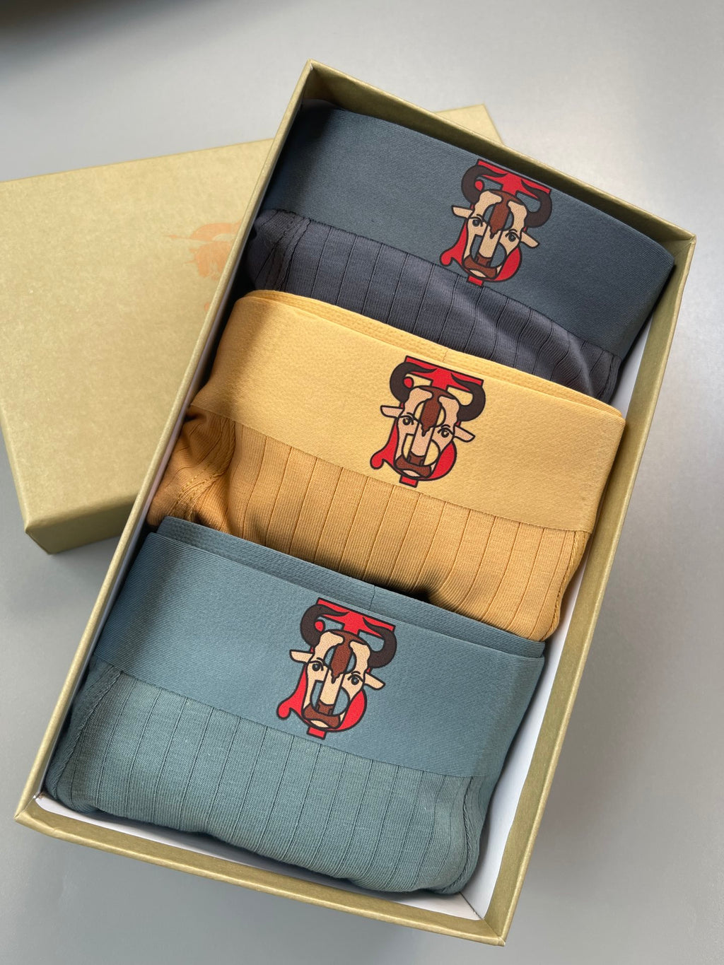 Burberry Cotton Men's Boxer Briefs - 3-Piece Box