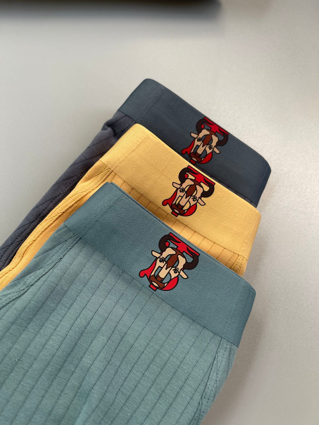 Burberry Bear Details Men's Boxer Briefs - 3-Piece Box