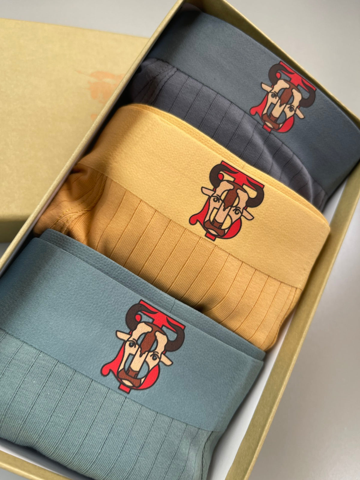 Burberry Cotton Men's Boxer Briefs - 3-Piece Box