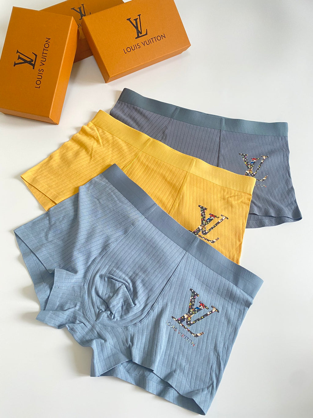 Louis Vuitton Odell Men's Boxer Briefs - 3-Piece Box - Sizes L-XXXL