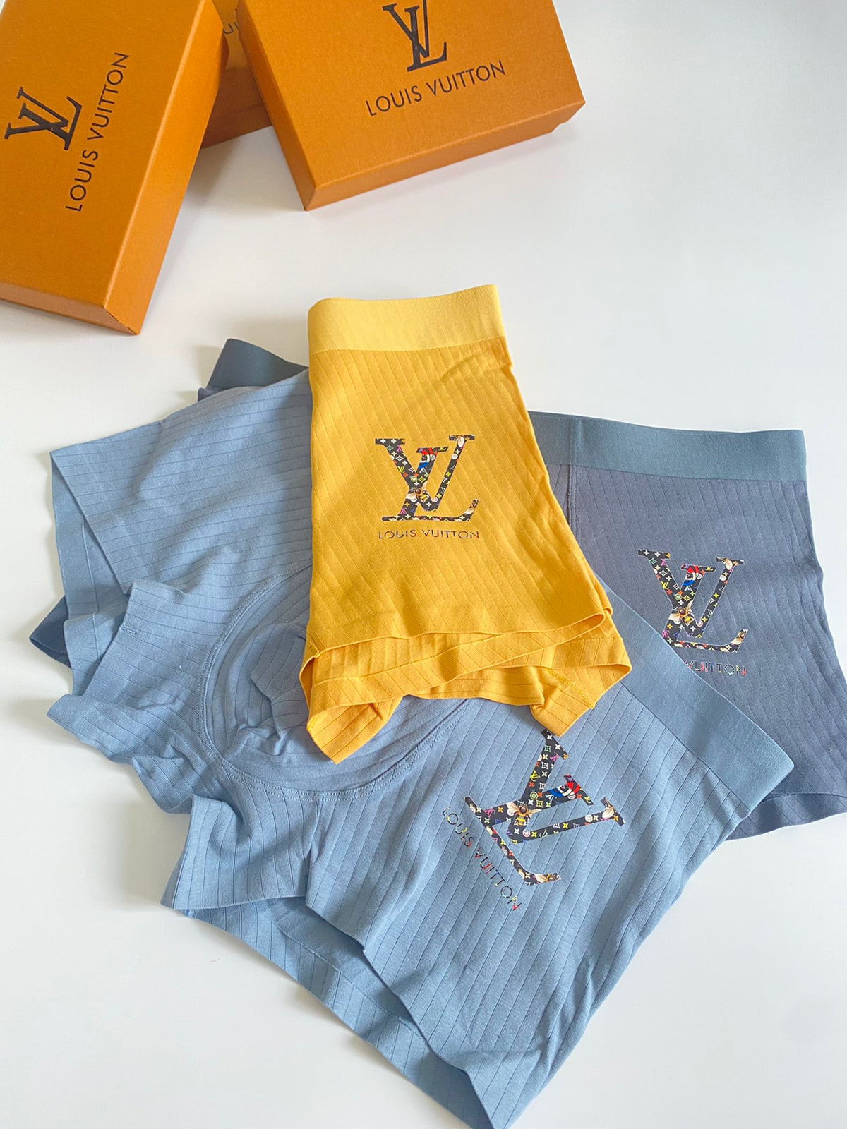 Louis Vuitton Initial Details Men's Boxer Briefs - 3-Piece Box