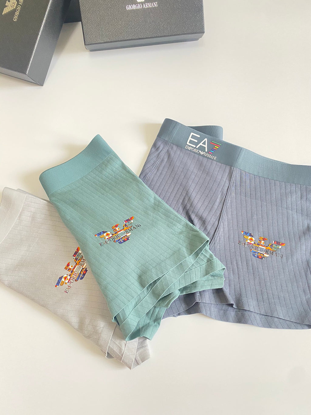 Armani Modal Men's Boxer Briefs - 3-Piece Box