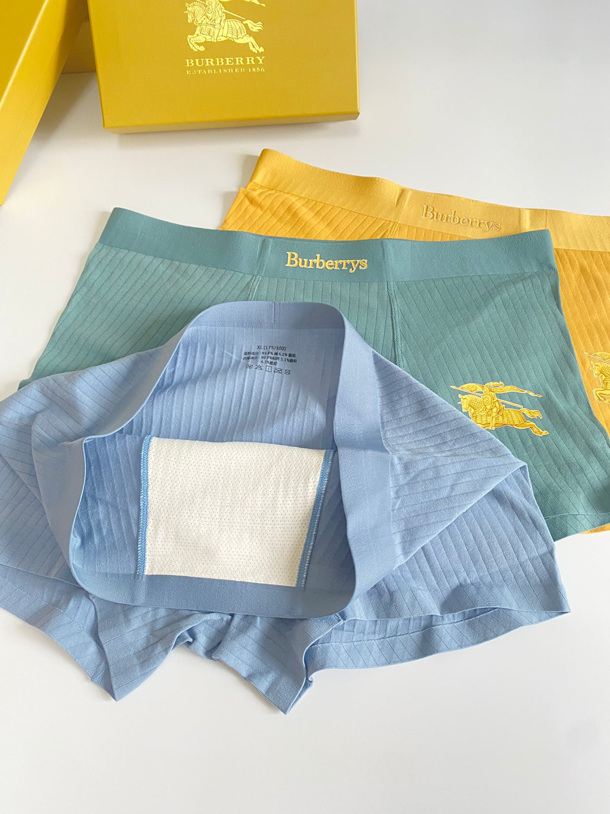 Burberry Cotton Men's Boxer Briefs - 3-Piece Box