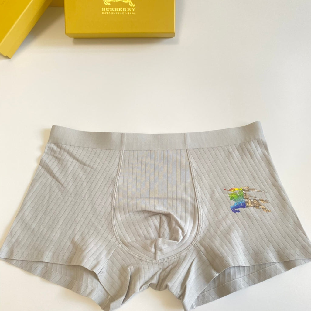 Burberry Cotton Men's Boxer Briefs - 3-Piece Box