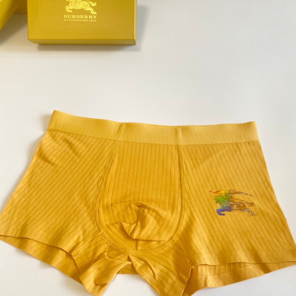 Burberry Cotton Men's Boxer Briefs - 3-Piece Box