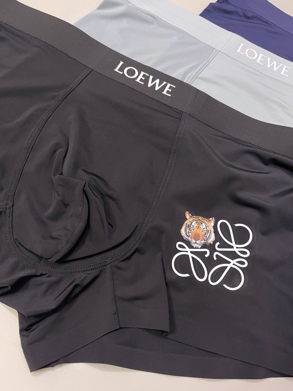 Loewe Nylon Blend Men's Boxer Briefs - 3-Piece Box