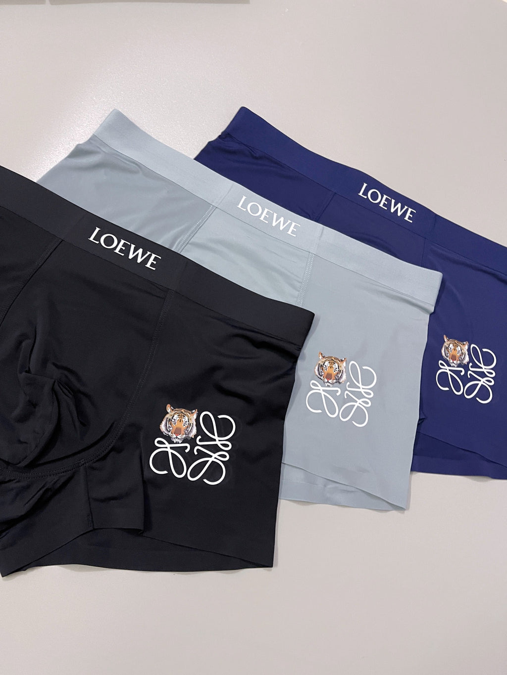 Loewe Nylon Blend Men's Boxer Briefs - 3-Piece Box
