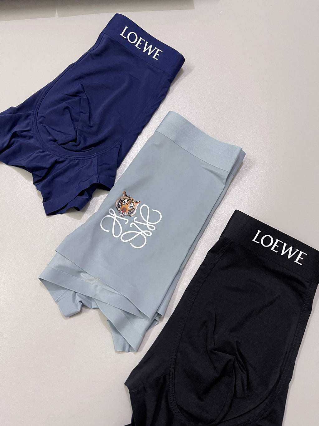 Loewe Nylon Blend Men's Boxer Briefs - 3-Piece Box