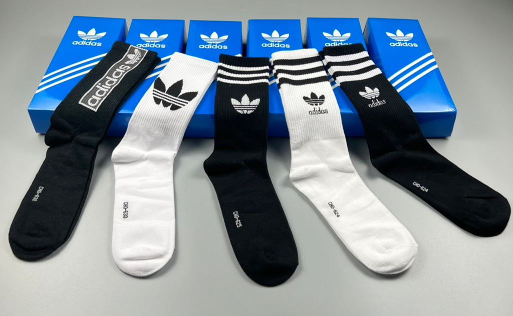 Adidas Cotton Short Socks - 5-Pair Pack