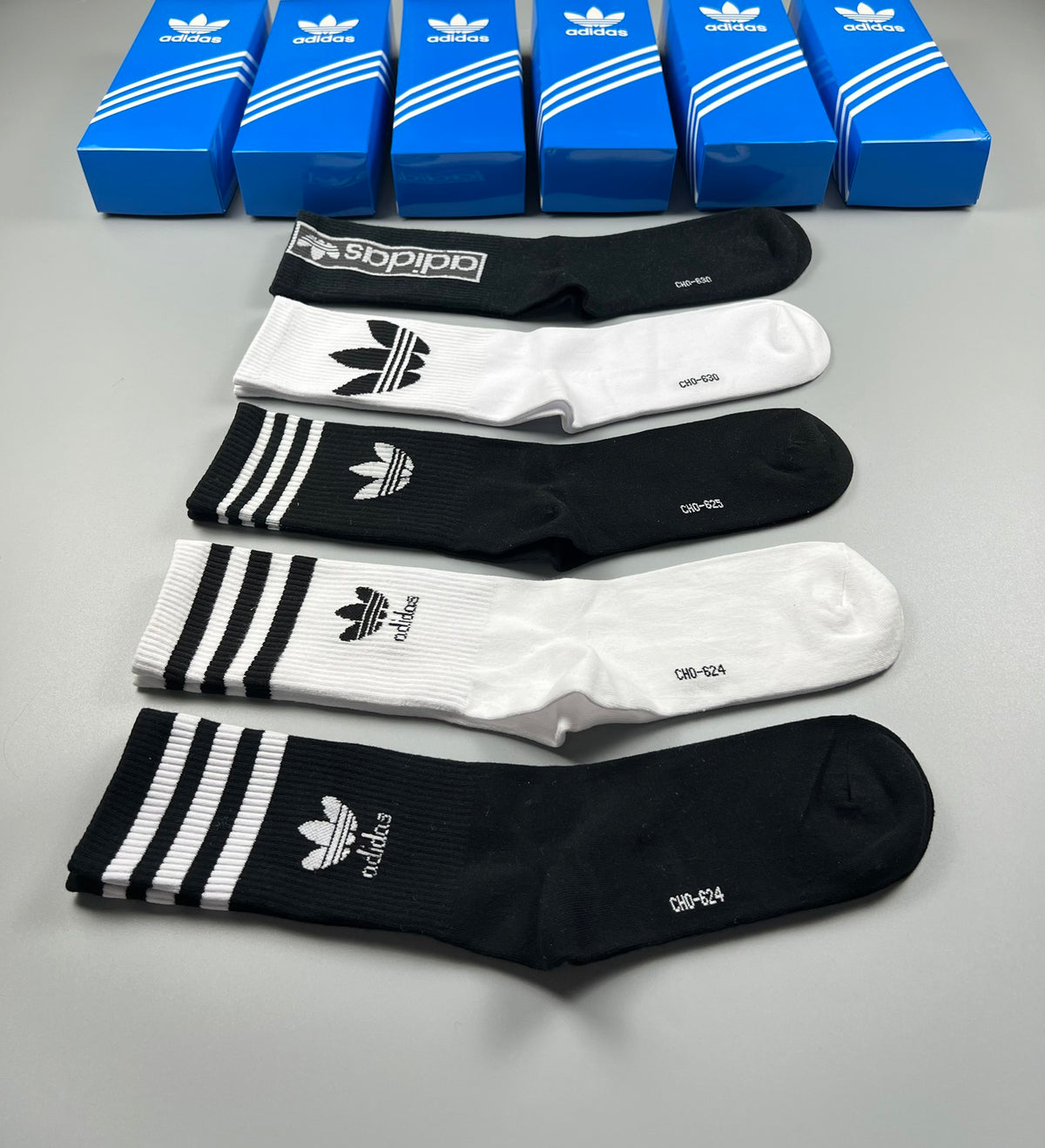 Adidas Cotton Short Socks - 5-Pair Pack