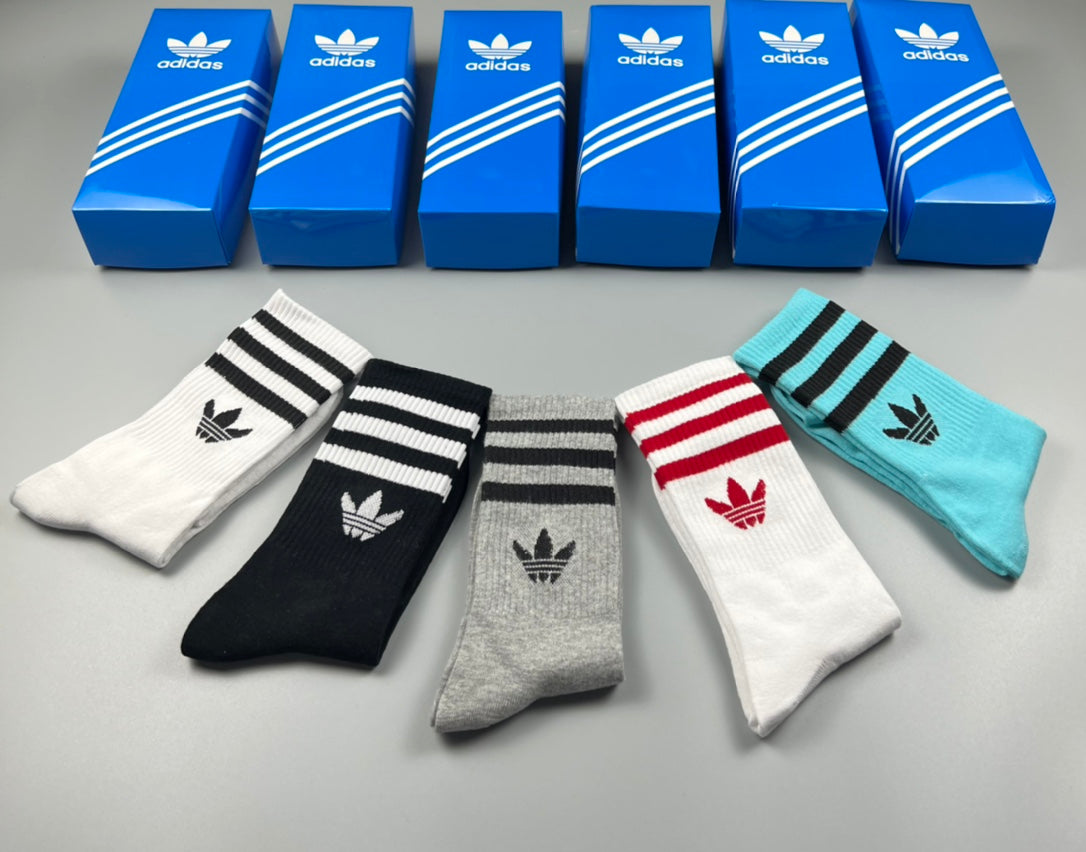 Adidas Cotton Short Socks - 5-Pair Pack