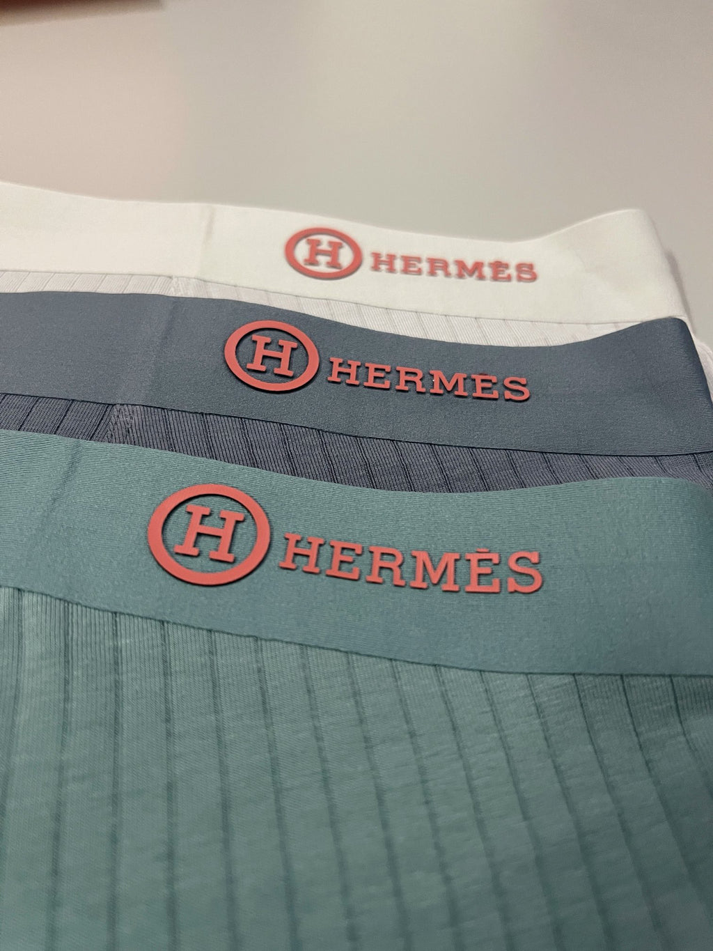 Hermes Cotton Men's Boxer Briefs - 3-Piece Box