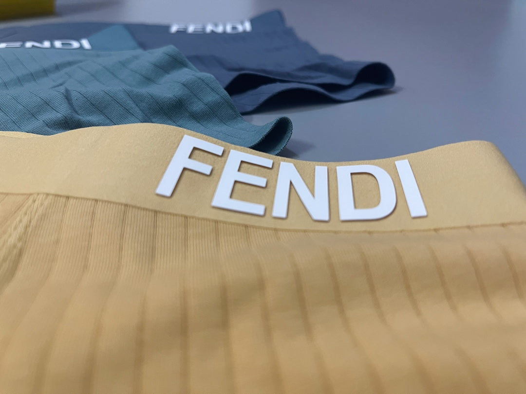 Fendi Cotton Men's Boxer Briefs - 3-Piece Box