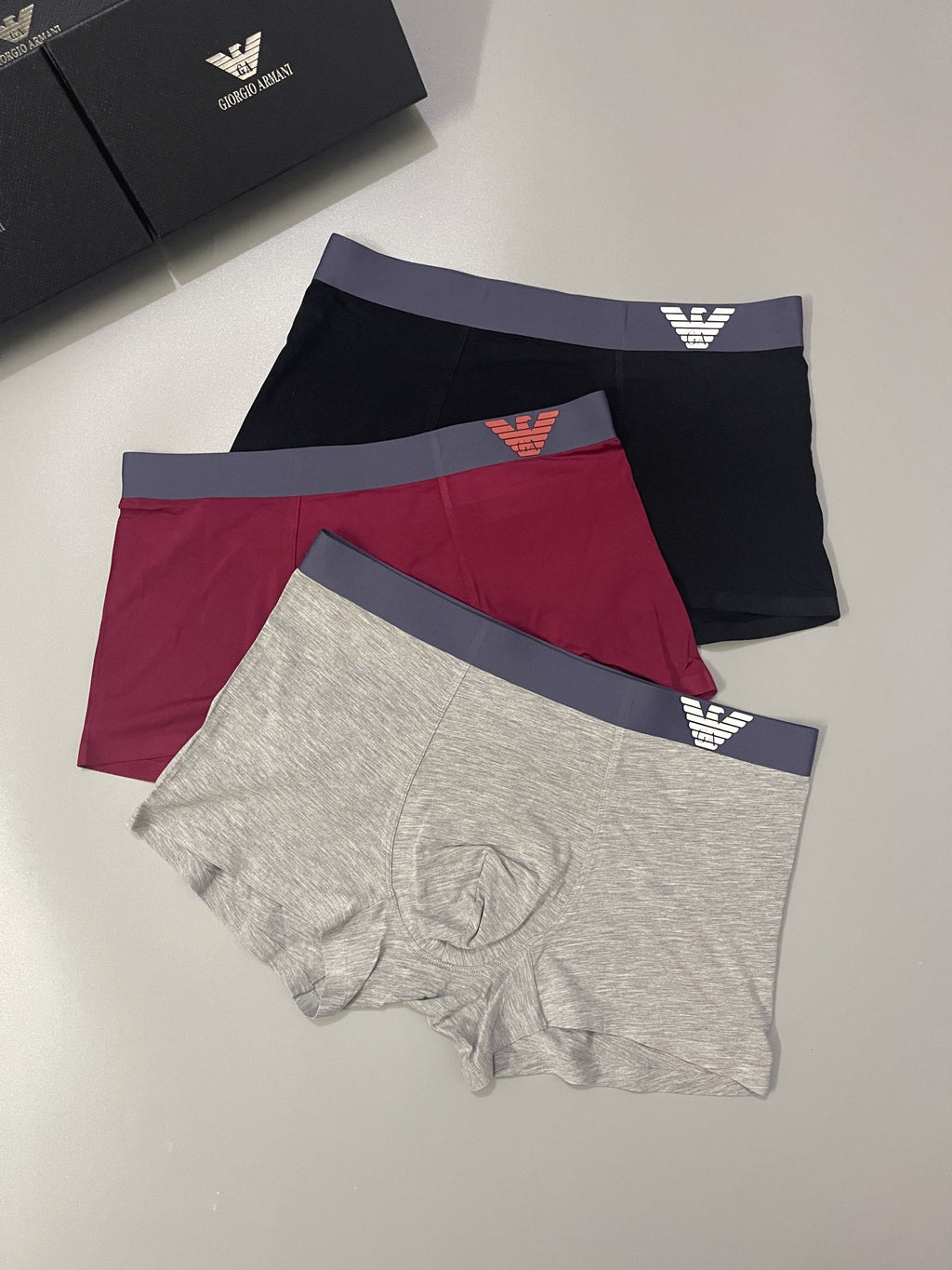 Armani Modal Men's Boxer Briefs - 3-Piece Box