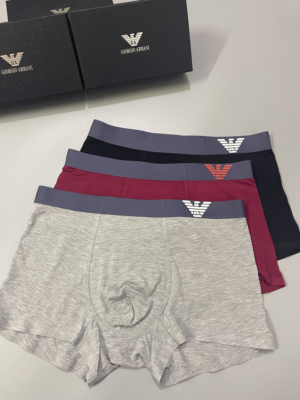 Armani Modal Men's Boxer Briefs - 3-Piece Box