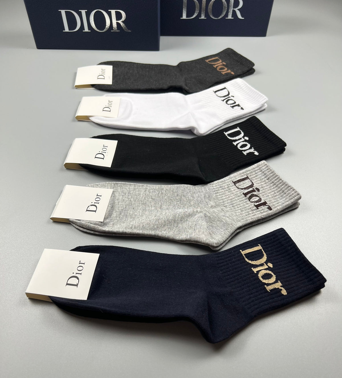Dior Cotton Crew Socks