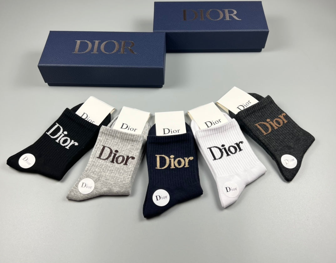 Dior Cotton Crew Socks