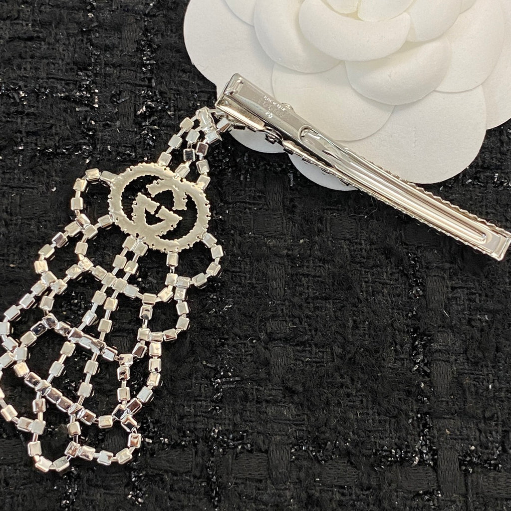 Geometric Emblem Hair Accessory – Design 002 front product view