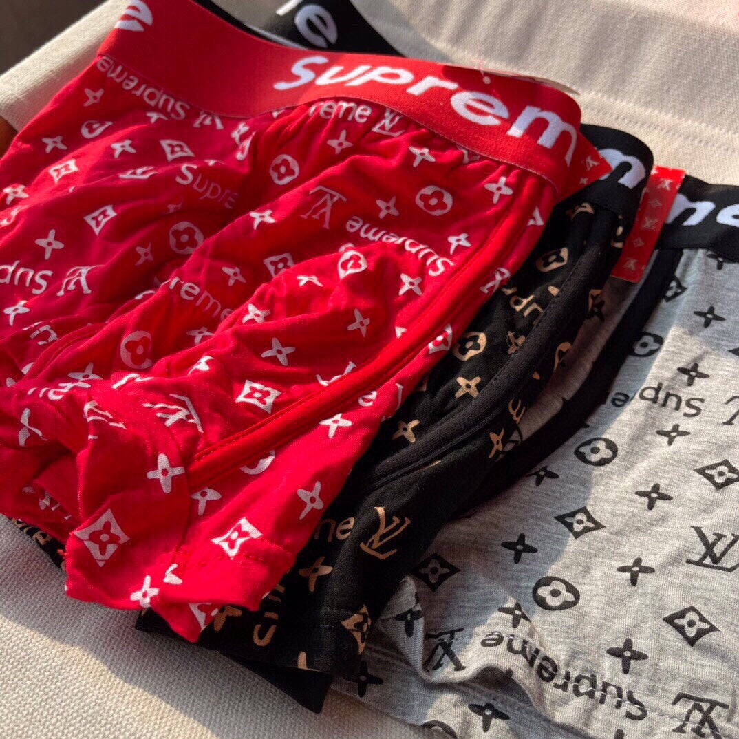Louis Vuitton Cotton Men's Boxer Briefs - 3-Piece Box