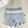 Dior Visible Branded Waistband Or Emblem Details Men's Boxer Briefs - 3-Piece Box
