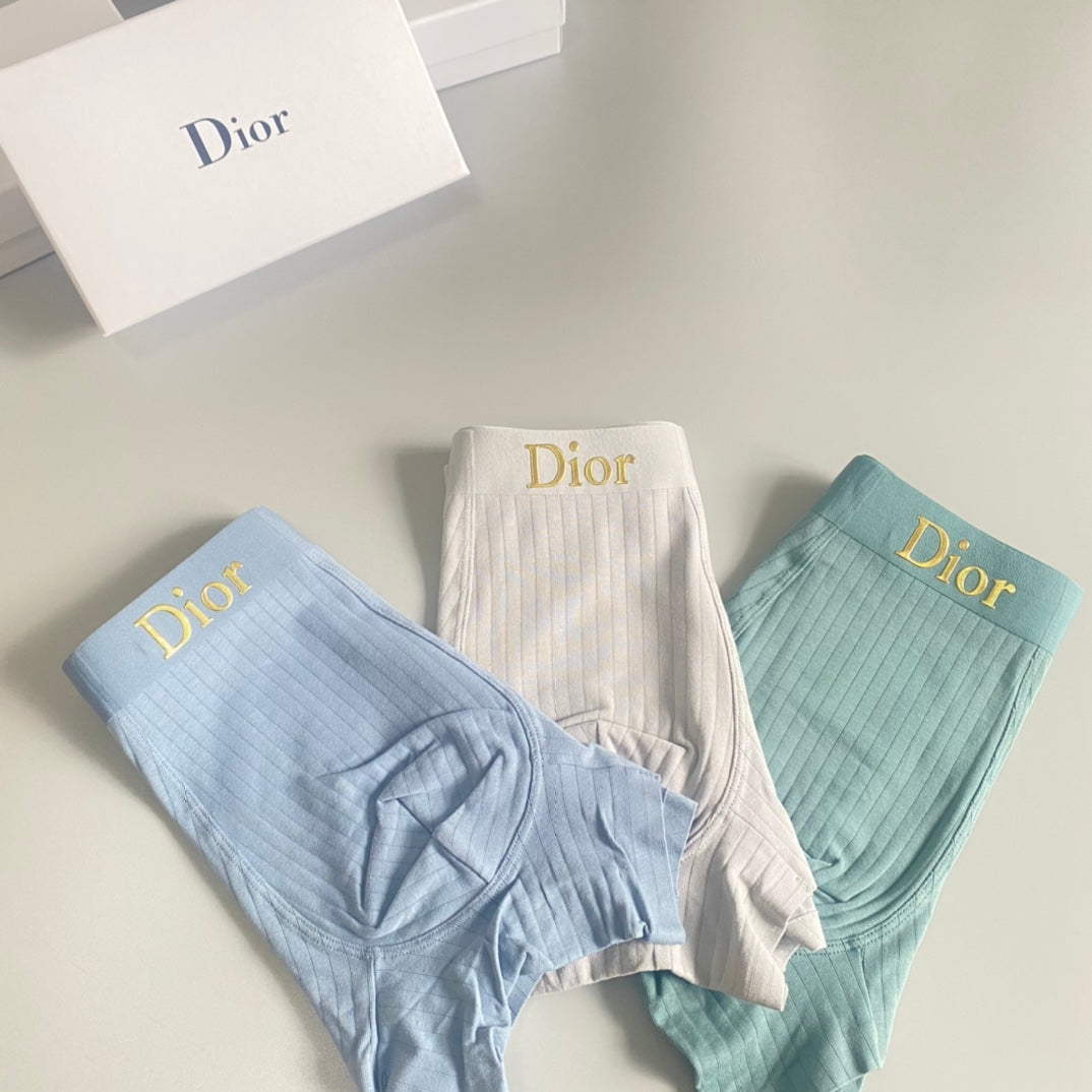 Dior Cotton Men's Boxer Briefs - 3-Piece Box