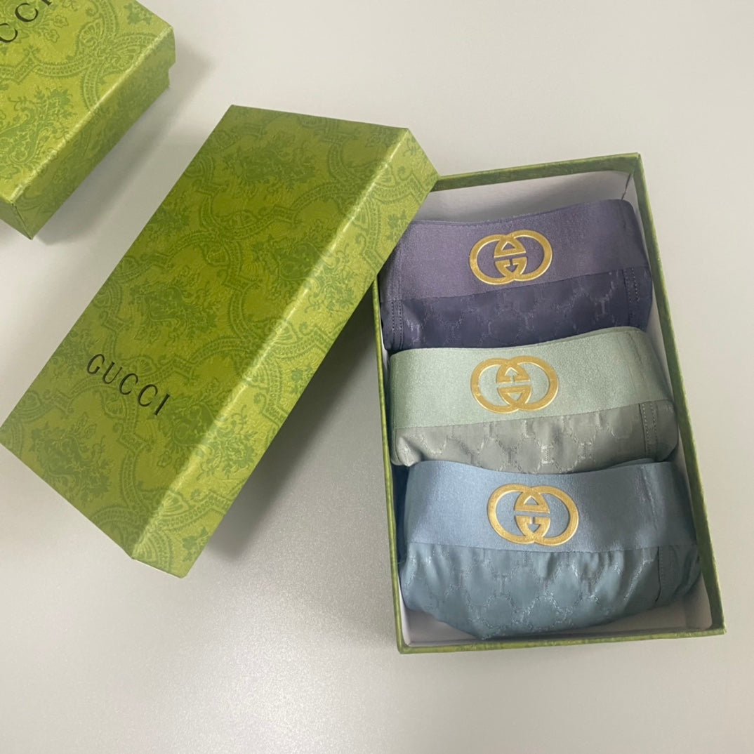 Gucci Nylon Blend Men's Boxer Briefs - 3-Piece Box