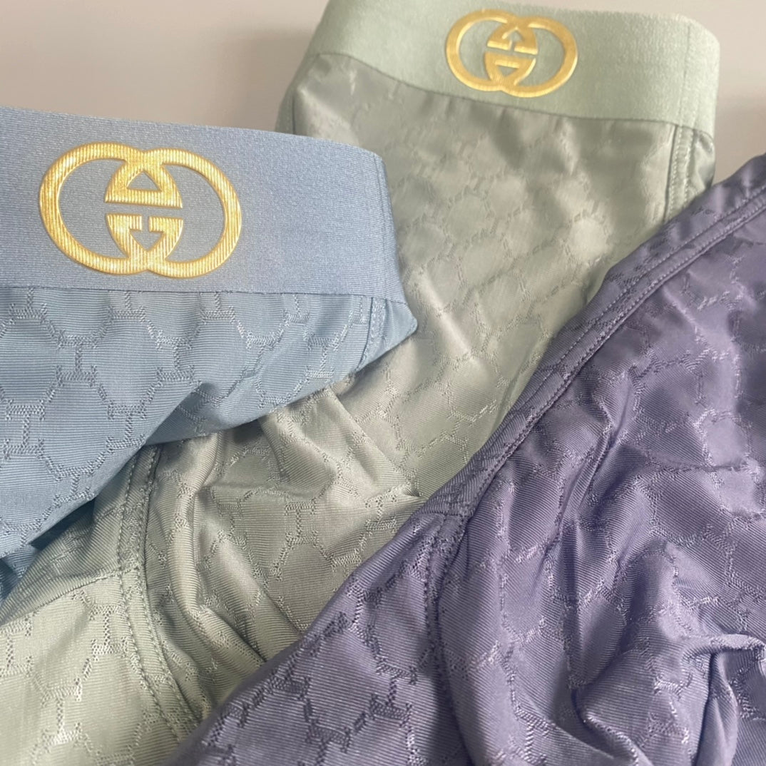Gucci Nylon Blend Men's Boxer Briefs - 3-Piece Box
