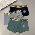 Versace Medallion Details Men's Boxer Briefs - 3-Piece Box