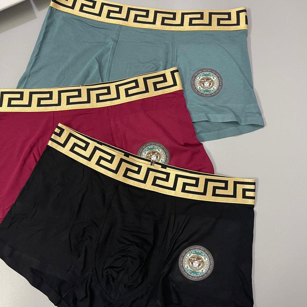 Versace Modal Men's Boxer Briefs - 3-Piece Box