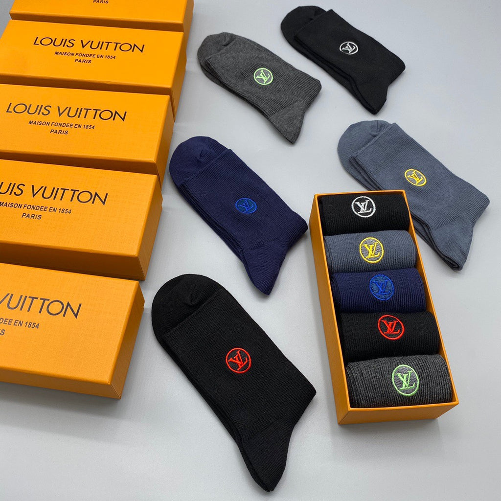 Louis Vuitton Men's Boxer Briefs - 5-Piece Box