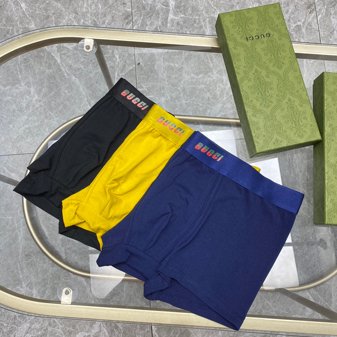 Gucci Cotton Men's Boxer Briefs - 3-Piece Box