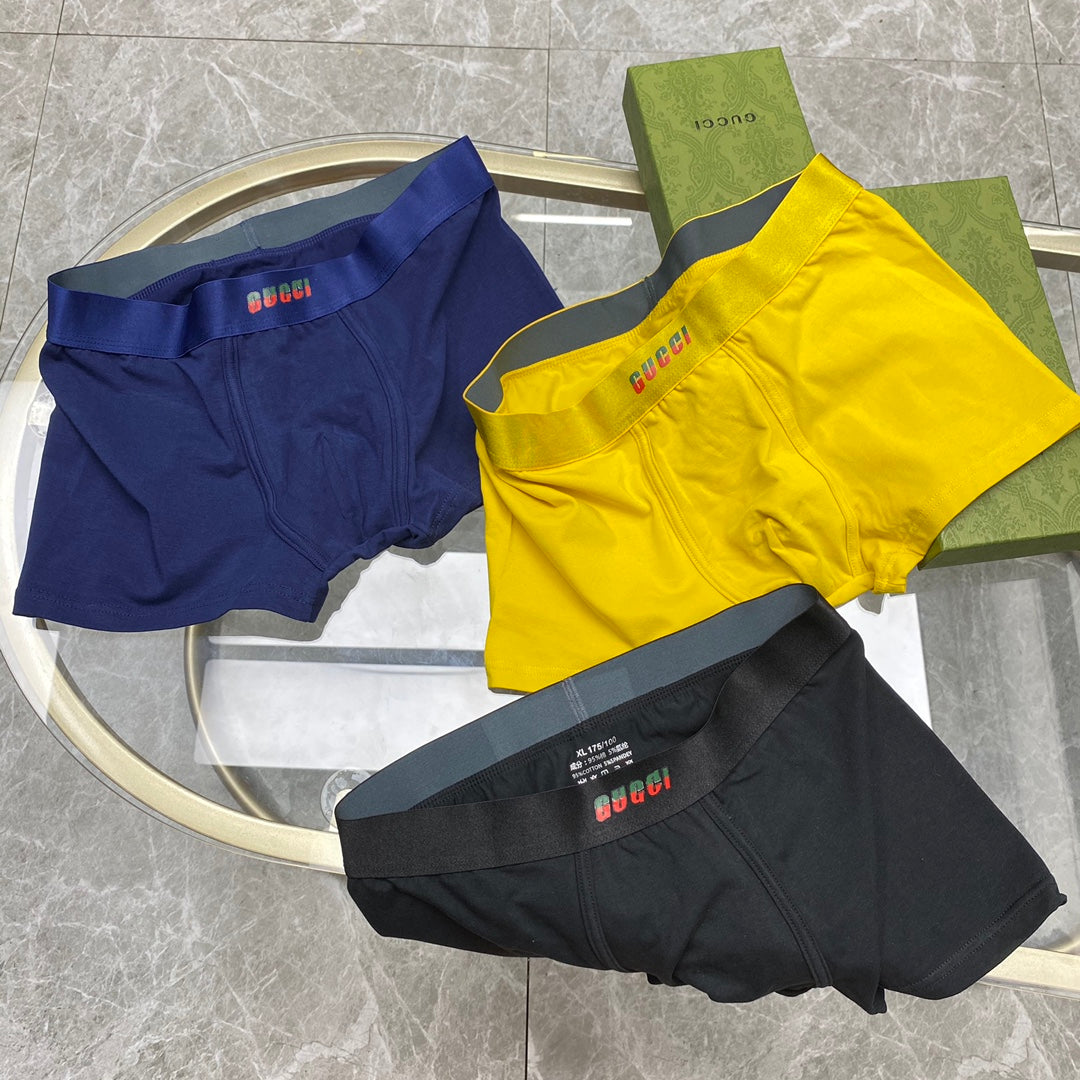 Gucci Cotton Men's Boxer Briefs - 3-Piece Box