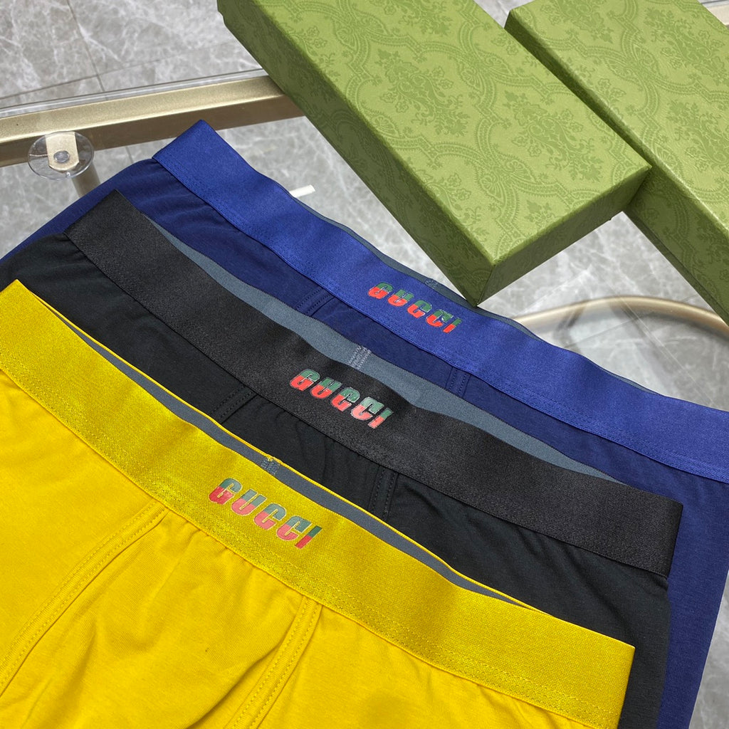 Gucci Colour Logo Men's Trunk Underwear - 3-Piece Box