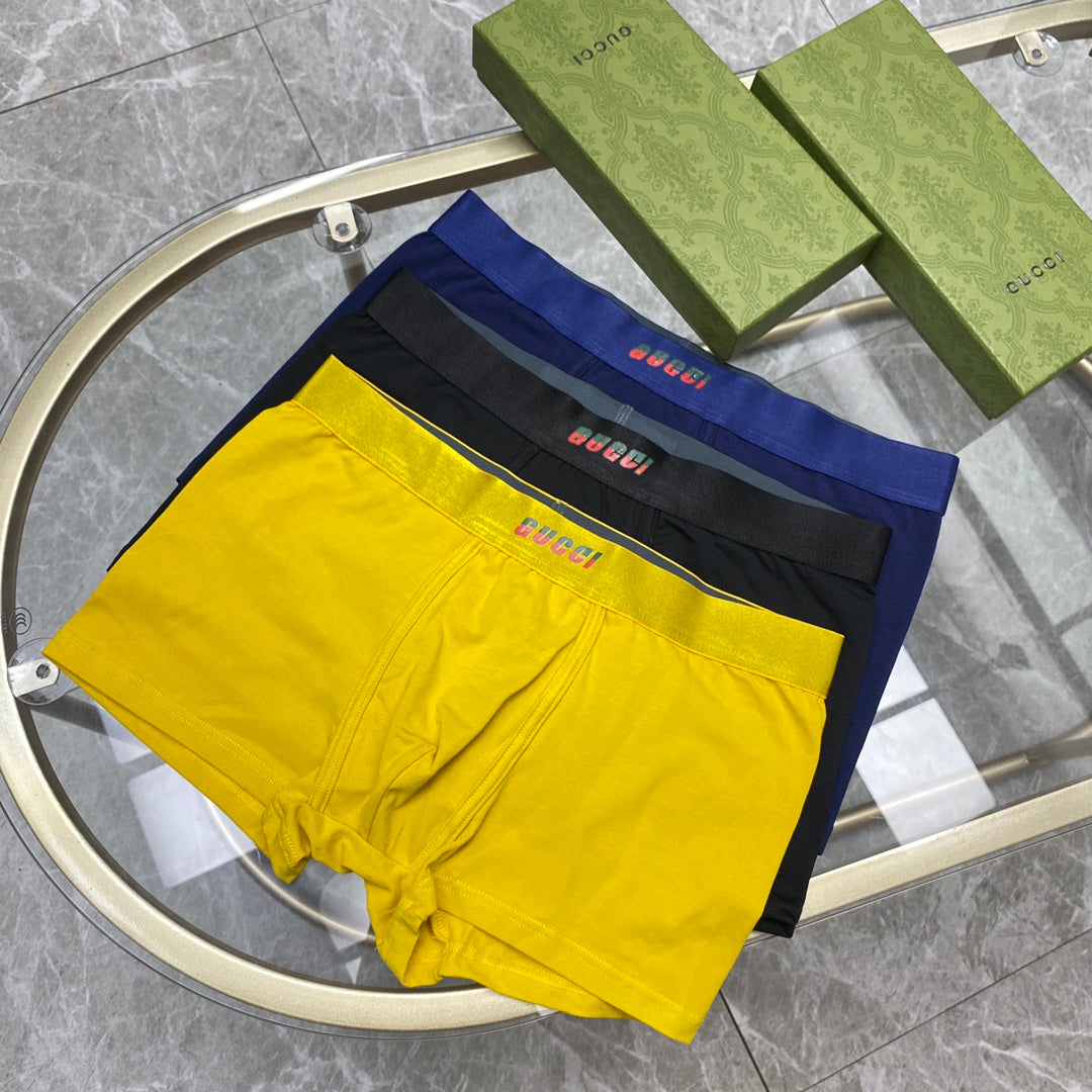 Gucci Cotton Men's Boxer Briefs - 3-Piece Box