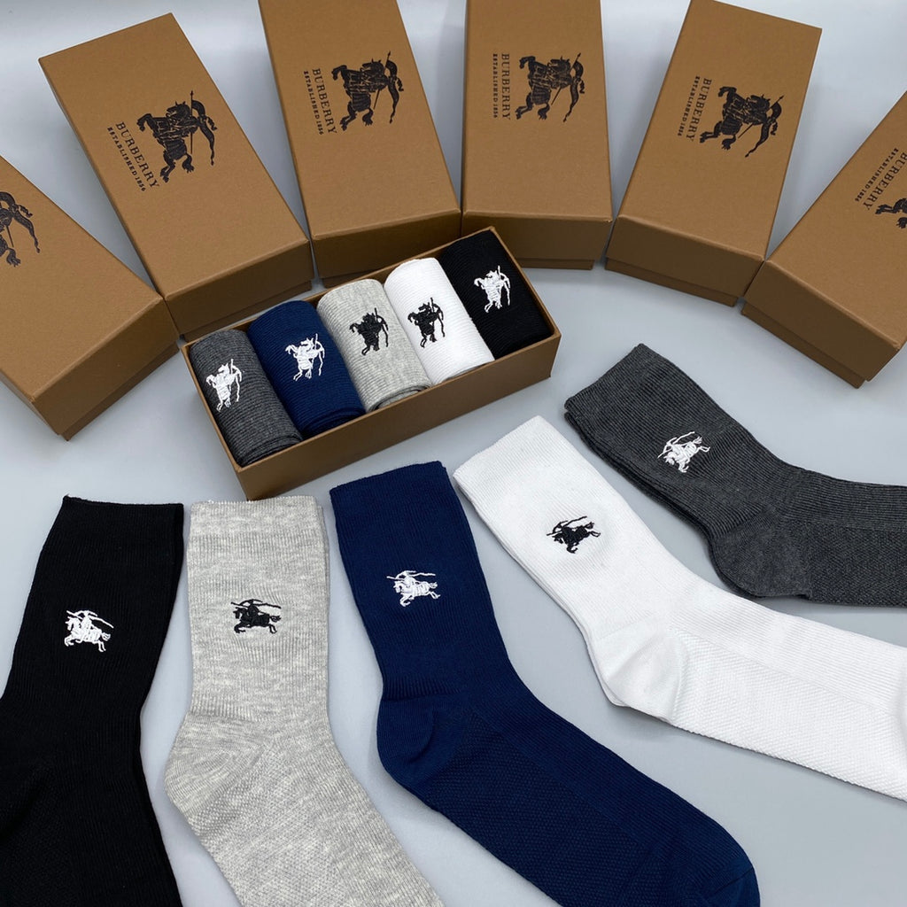Burberry Men's Boxer Briefs - 5-Piece Box