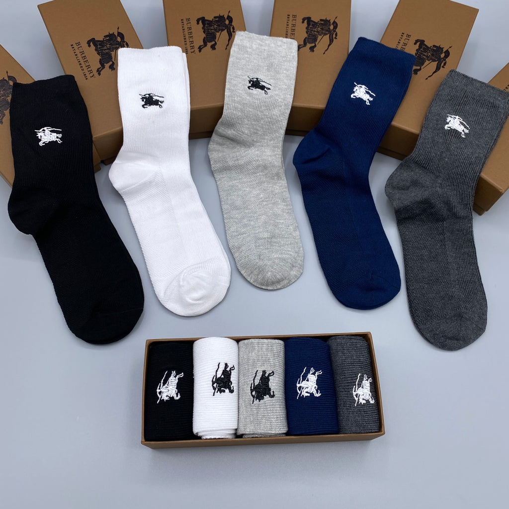 Burberry Men's Boxer Briefs - 5-Piece Box