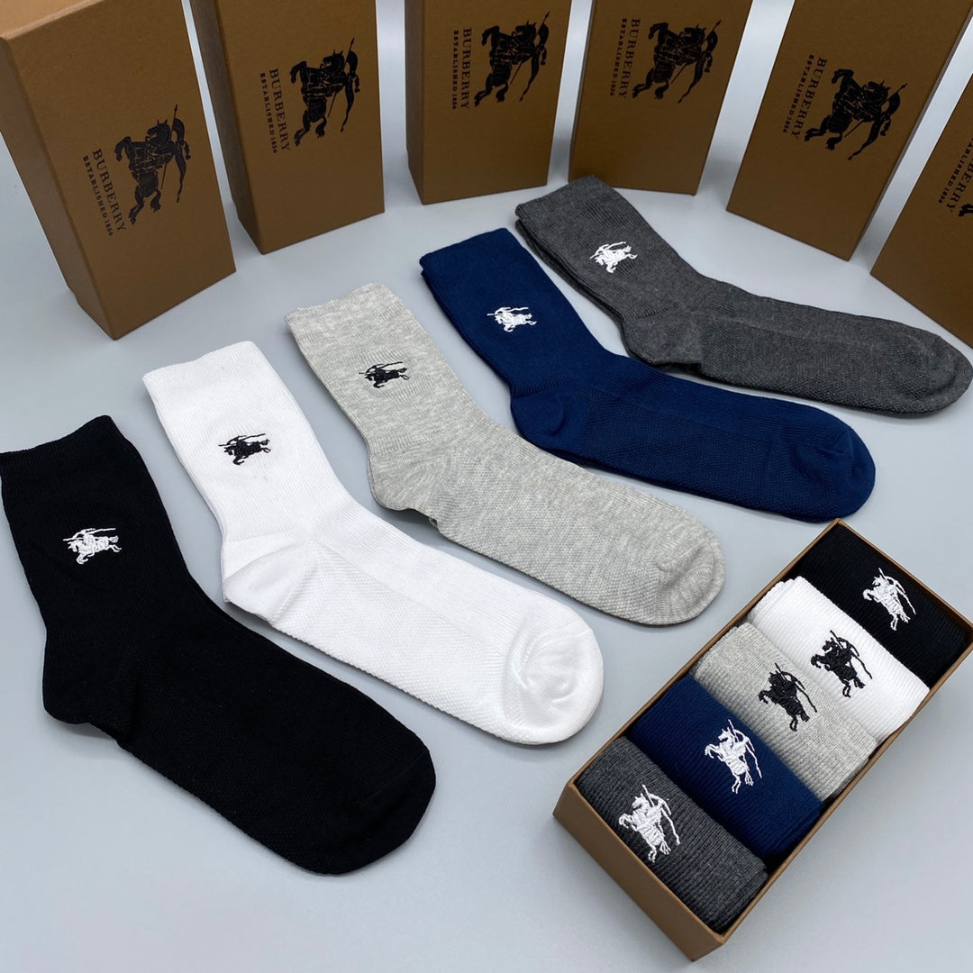Burberry Men's Boxer Briefs - 5-Piece Box