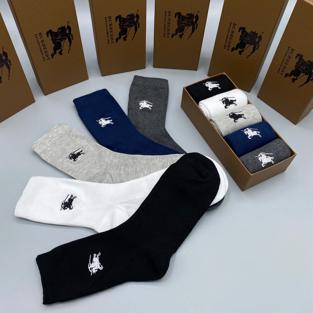 Burberry Men's Boxer Briefs - 5-Piece Box