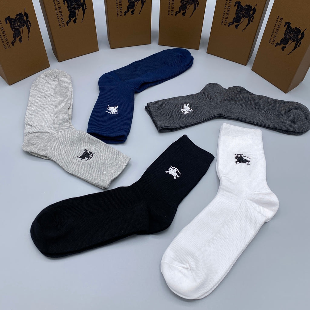Burberry Men's Boxer Briefs - 5-Piece Box