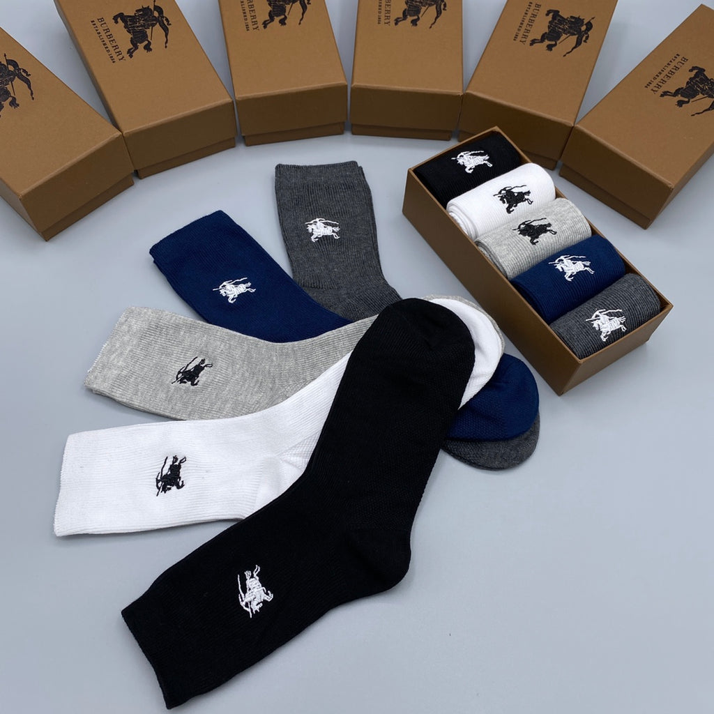 Burberry Men's Boxer Briefs - 5-Piece Box
